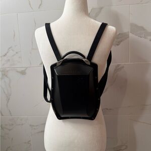 BOBLBEE Hard Shell Backpack | Black | Futuristic / Moto Style